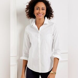 Lysse Classic No-Iron White Button-Up Shirt